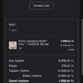 Sipariş Kargoya Verilmediği İçin İade Talebi