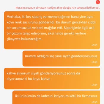 Yanlış Ürün Gönderimi Ve 3000 TL İade Talebi