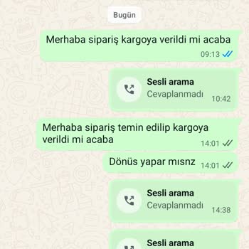Kargo Temin Edilemedi, İletişim Yok