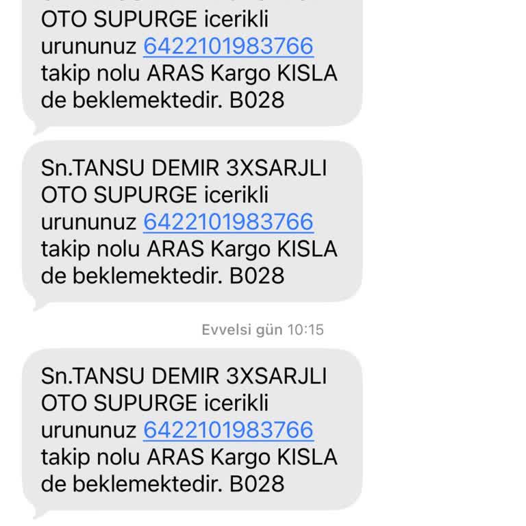 Adı Kullanılarak İzinsiz Kargo Gönderimi Ve Sürekli Mesaj Rahatsızlığı