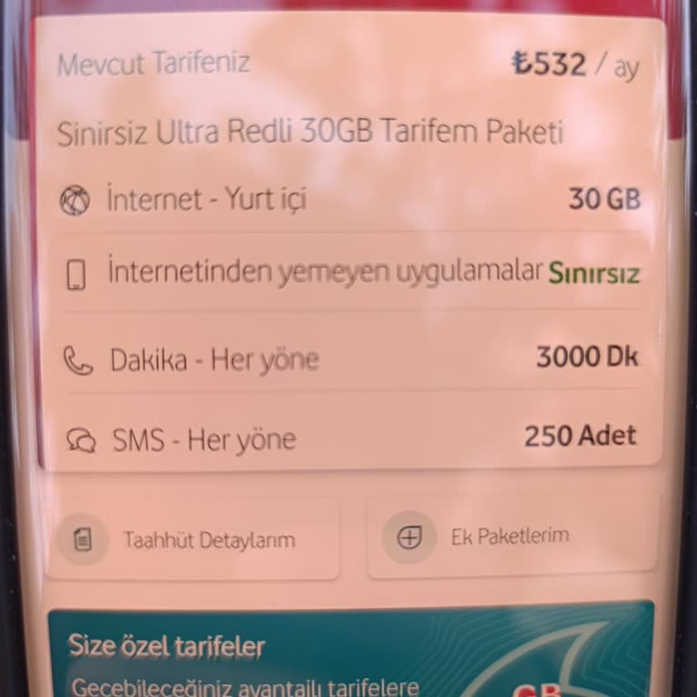 Red Ultra 30 Paketinde Yeni Müşteri Ücret Farkı