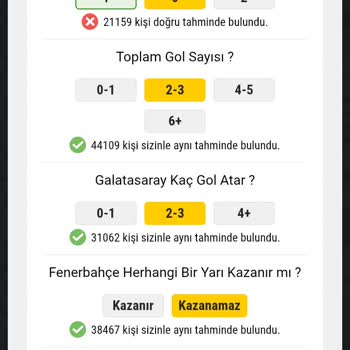 Nesine'de Neredeyse Tüm Tahminlerim Doğruyken Ödül Alamamak Hayal Kırıklığı Yarattı