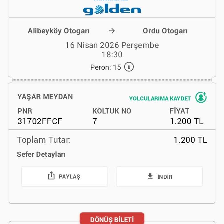 İptal Edilen Otobüs Seferi İadesi Görünmüyor