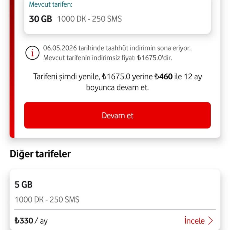 Sadık Müşteriye Yüksek Yenileme Ücreti Teklifi