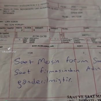 Saat & Saat Pişmanlıktır!