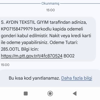 Ücretsiz Değişim Vaadi İhlal Edildi, Kapıda 285 TL Ücret Tahsil Edildi