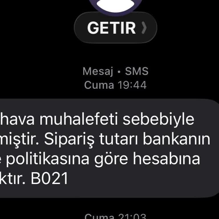 Kuryenin Yürüyerek Teslimatı Reddetmesi Ve Yanıltıcı Hava Koşulları Açıklaması