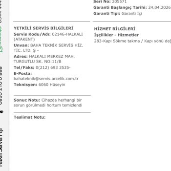 İki Kurutma Makinesinde Sürekli 'Su Tankı Dolu' Uyarısı Ve Değişim Talebi