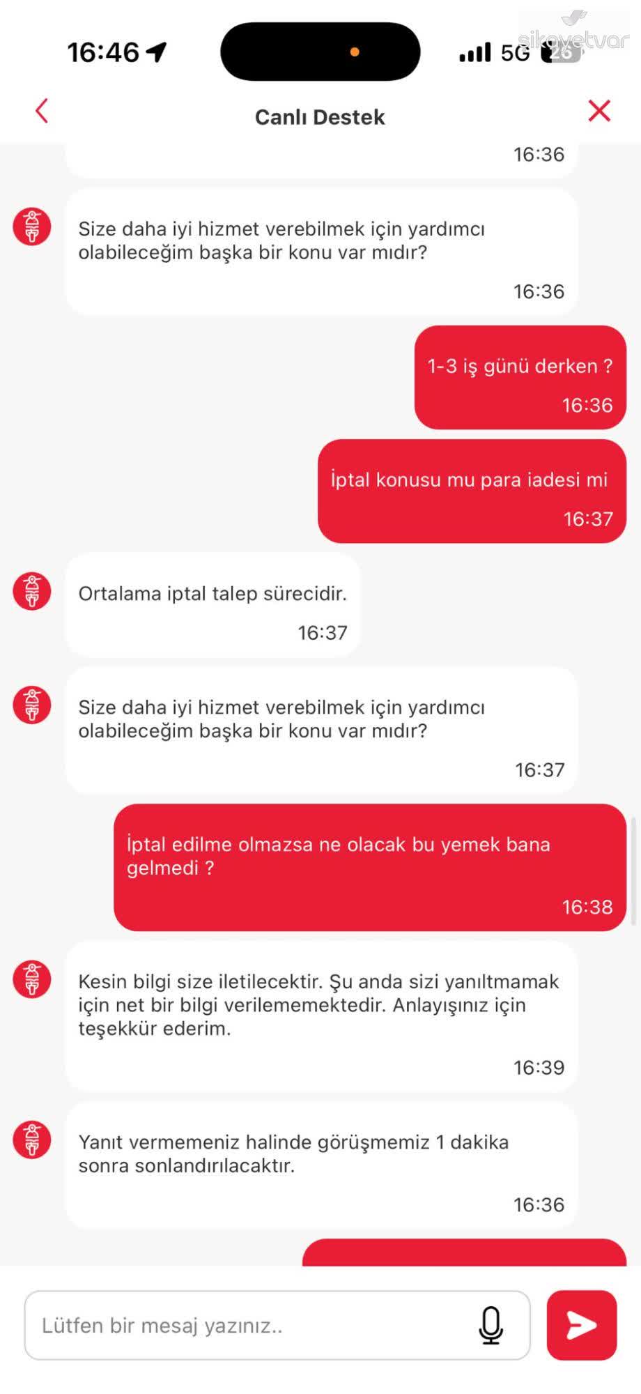 Burger King Teslim Edilmemiş Siparişin Teslim Edildi Olarak ...