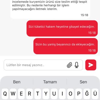 Teslim Edilmemiş Siparişin Teslim Edildi Olarak Gösterilmesi Ve İade Reddi
