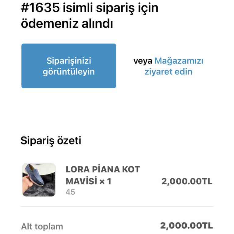 Instagram Mağazasından Sipariş Edilen Ürün Teslim Edilmedi Ve İade Talebi
