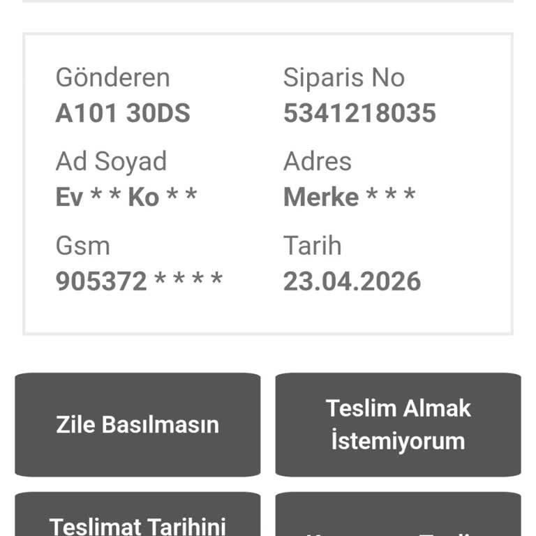 Teslimat Tarihleri Sürekli Değişiyor Ve Kurye Cevap Vermiyor