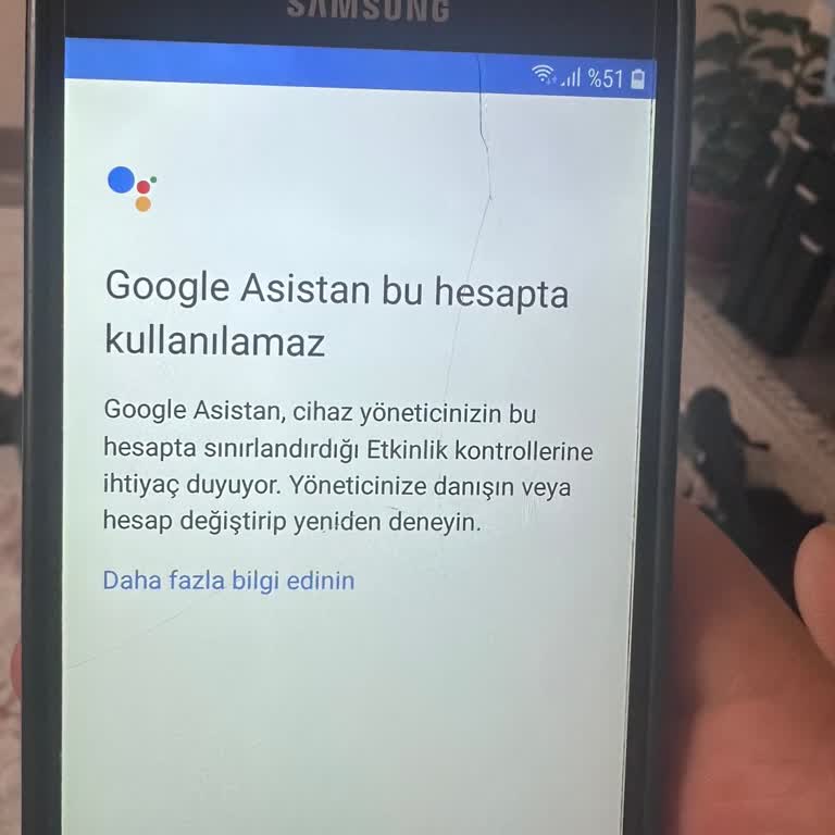 Google Asistan Hatası Samsung Galaxy J7 Kurulumunu Tamamlamayı Engelliyor