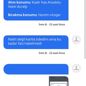 Uber Yolculuğunda Aşırı Ücret Ve Müşteri Hizmetlerinden Cevap Almama