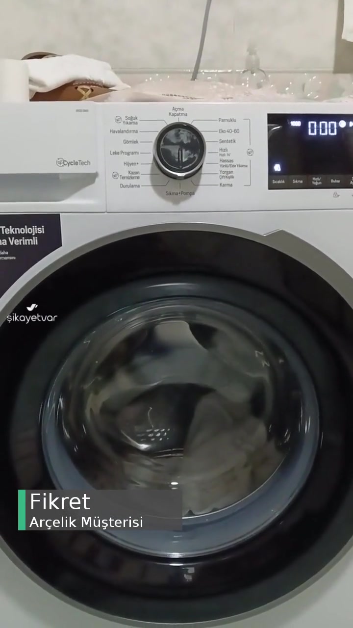 Arçelik 9100 Çamaşır Makinesi Sistem Hatası videonun kapak resmi