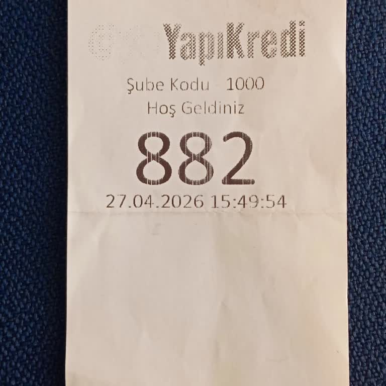 Antalya Kepez Yapı Kredi Bankası Şubesinde Senet Ödemesi İçin Uzun Süre Bekleme Sorunu