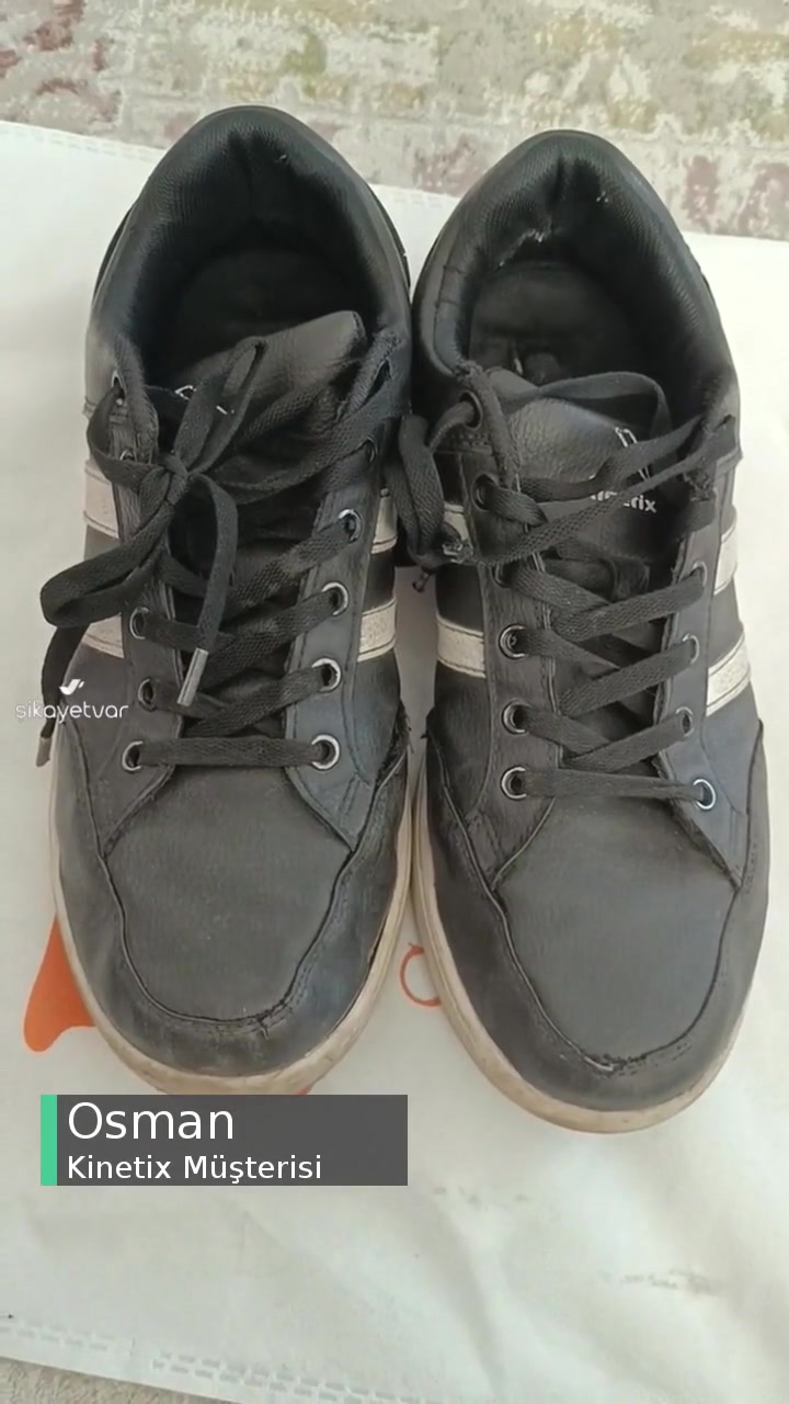 Kinetix Ayakkabı Aldım Ama Memnun Kalmadım, Şikayetçiyim! videonun kapak resmi