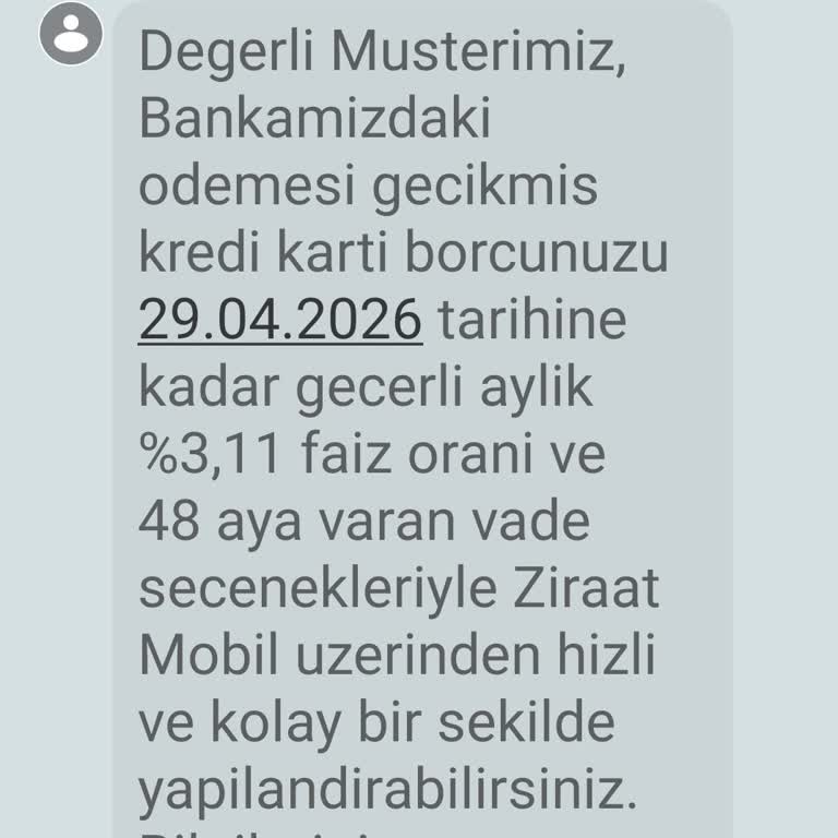 Ziraat Bankası’nda Kredi Kartı Borcu Yüksek Faizle Yapılandırıldı, Müşteri Yanıltıldı