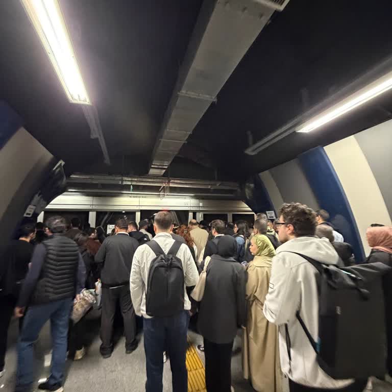 M7 Metro Arızası Yolcuları Uzun Kuyruk Ve Çoklu Aktarmalarla Mağdur Ediyor