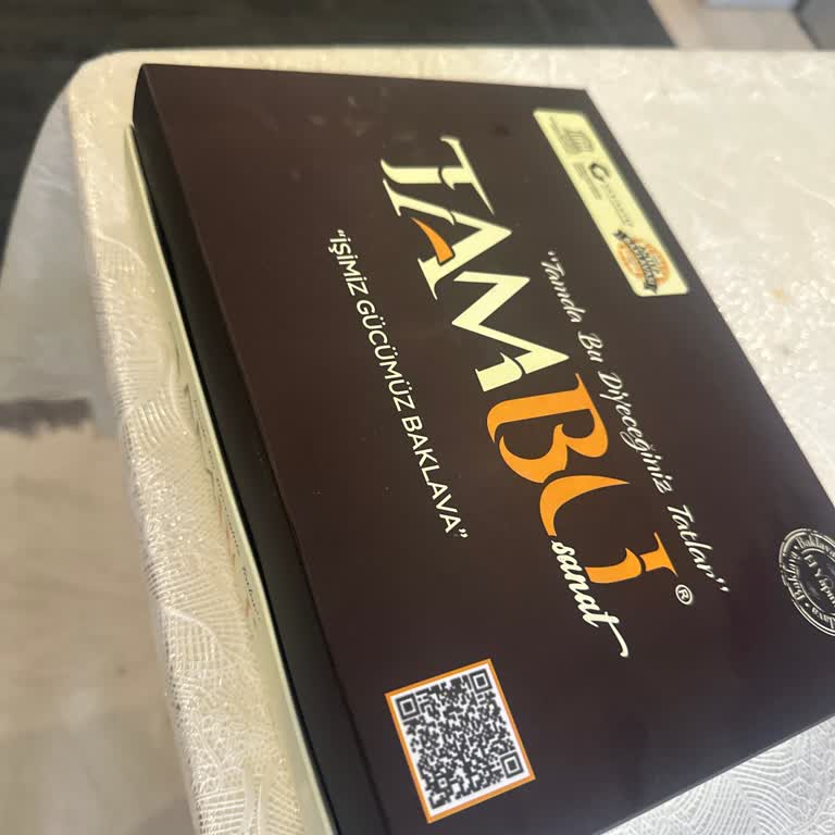 Tambu Sanat Baklava Ürünün Tadı Son Derece Kötüydü