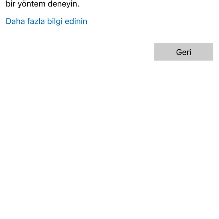 Hotmail Hesabına Giriş Yapılamıyor Ve SMS Doğrulama Kodu Gelmiyor