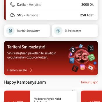 Vodafone İzinsiz 900 TL Taahhüt Ve 632,25 TL Faturada Haksız Artış
