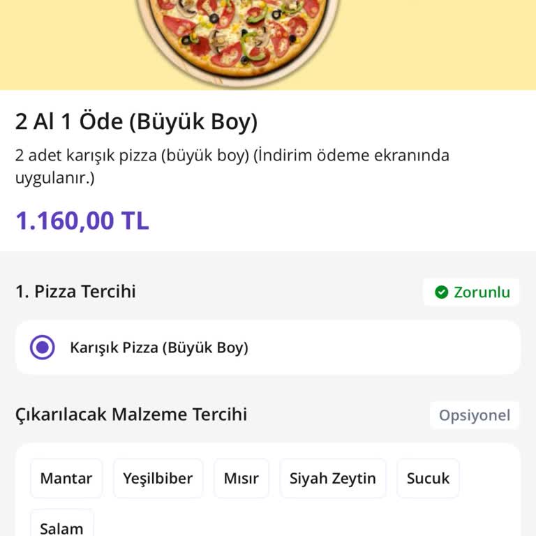 Hero's Pizza Kampanya İndirimi Uygulanmadı, Fiş Ve Fatura Kesilmedi