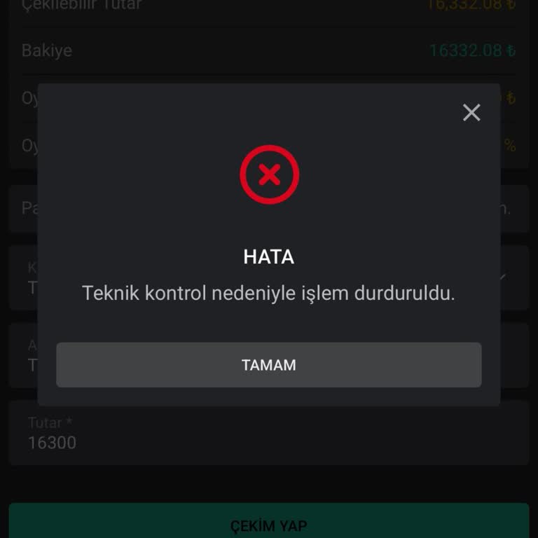 Celtabet Hesabımda 16.350 TL Bakiye Donduruldu, Para Çekemiyorum