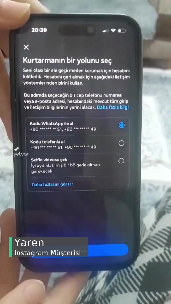 Instagram Hesabım Beni Durduk Yere Atı Böyle Bir Yazıyla Karşılaştım videonun kapak resmi