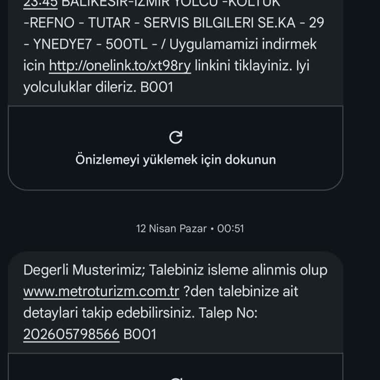 Gece Seferinde Otobüs Gelmedi, Personel Davranışı Hoş Değil