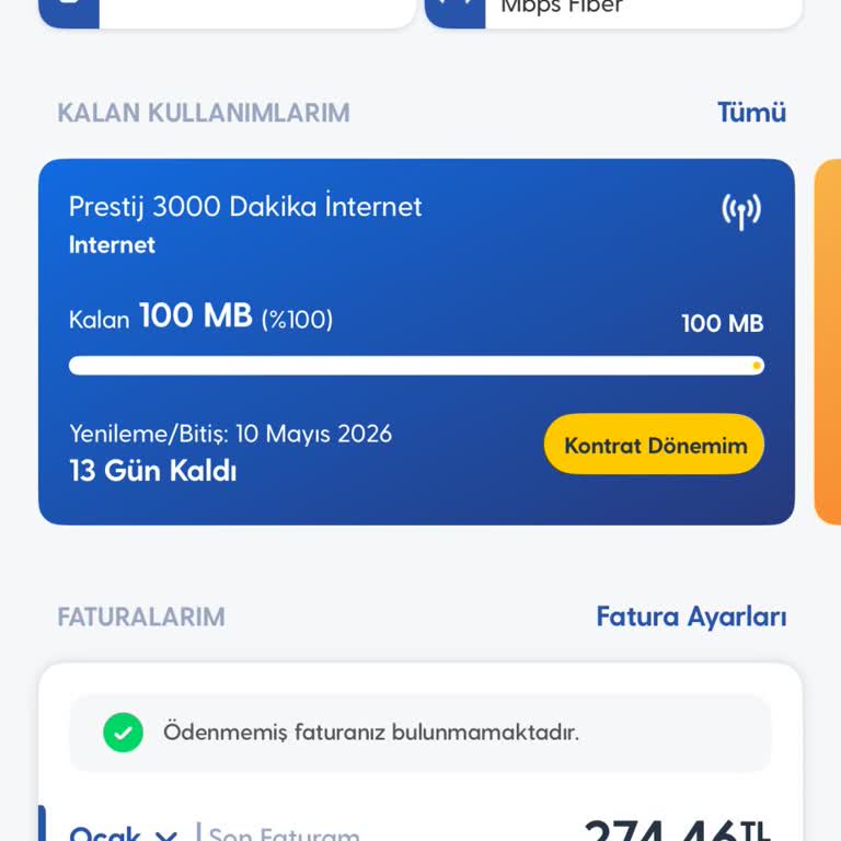 Yanlış Faturalı Pakete Geçişin Hemen İptali Ve Faturasız Hattın Geri Getirilmesi