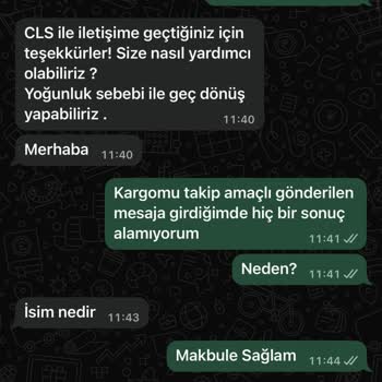 Clstil 14 Gün Geçmesine Rağmen Ürün Tarafıma Teslim Edilmedi