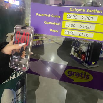 Gratis Şubesi Resmi Kapanış Saatine Uymuyor