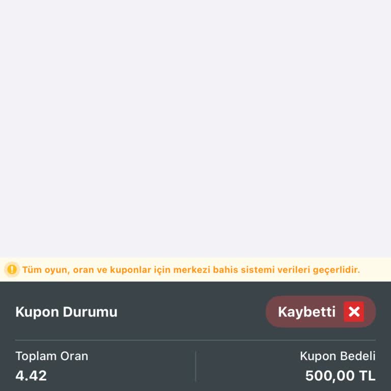 İddaa'da Kuponum Haksız Şekilde Kaybetti