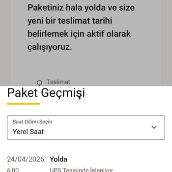 UPS Türkiye Yüksek Değerli Kargonun Gecikmesi Ve İletişimsizlik