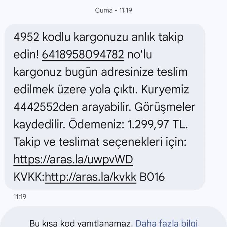 Aras Kargo Şirvan Şubesinde Teslim Edilmemiş Kargo Ve Bilgi Eksikliği