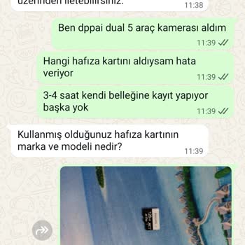 Depolama Hatası Nedeniyle Araç Kamerası İadesi Talebi