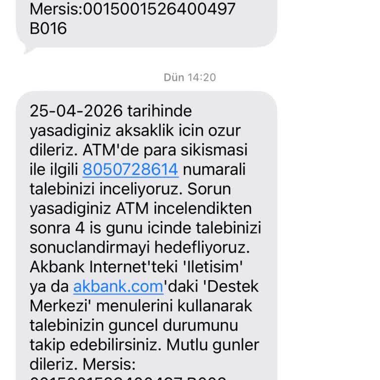 ATM Para Yutması Ve Cevapsız Müşteri Hizmetleri