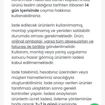 İptal İsteği Reddedildi, 14 Gün İade Hakkı Göz Ardı Edildi