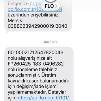 Ayakkabının Gıcırtı Sorunu İnceleme İçin Alınmadı Ve Çözüm Sunulmadı
