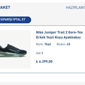 Intersport Stoksuz Satılan Ayakkabı Teslim Edilmedi, Ücret İadesi Ve Telafi Talebim