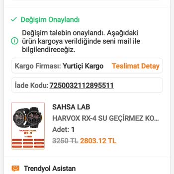Trendyol Yanlış Ürün Gönderimi, Onay Dışı İade ve Müşteri Hizmetleri Sorunu
