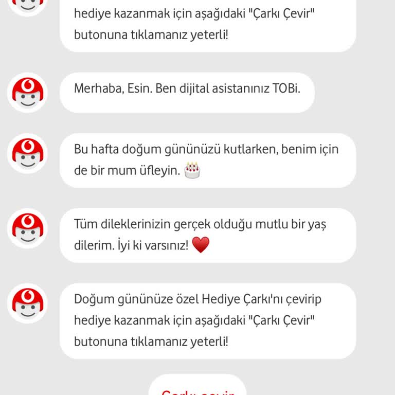 Doğum Günü Çark Hakkı Verilmedi, Yanıltıcı Bilgilendirme