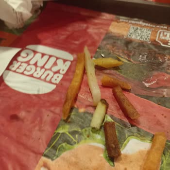 Burger King Şubesinde Yanık Ve Çiğ Patates Ve Çözüm Sözünün Tutulmaması