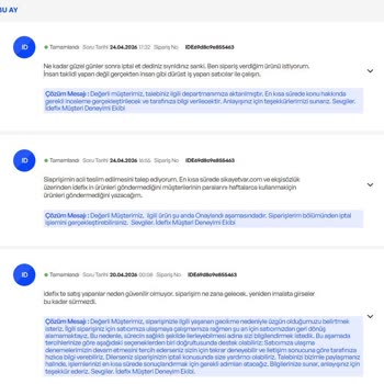İdefix Ve Hammer Jack’in Gecikmiş Kargo Ve İlgisiz Tutumu Hakkında Şikayet