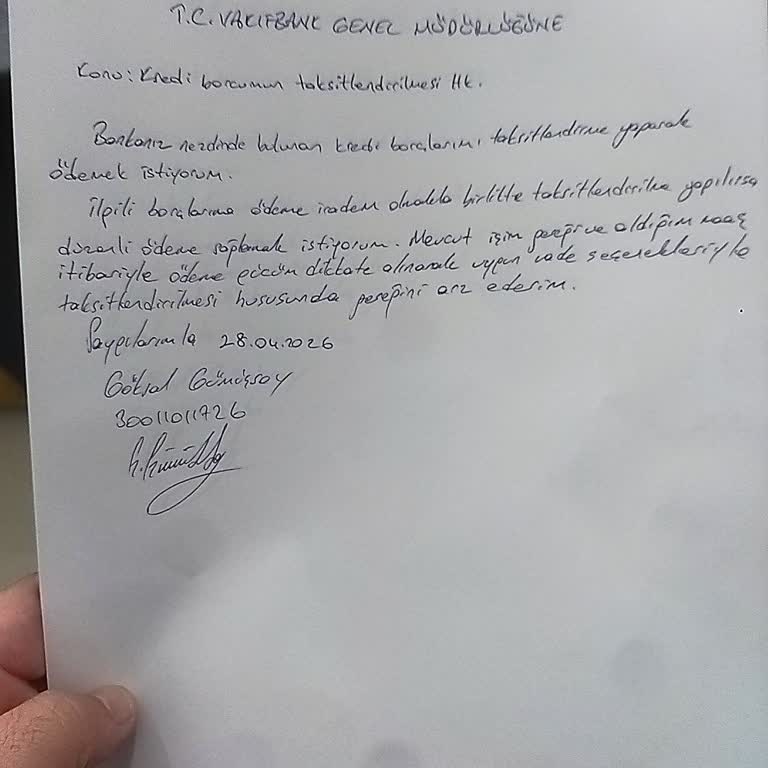 VakıfBank’ın Promosyon Gerekçesiyle Taksitlendirme Talebimin Reddedilmesi Ve Müşteri Mağduriyeti