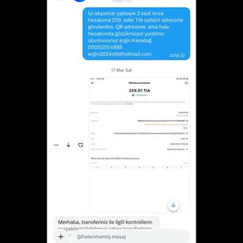 Safebit Destekten TIA Token Transferi Gecikmesi İçin Açık Açıklama Talebi