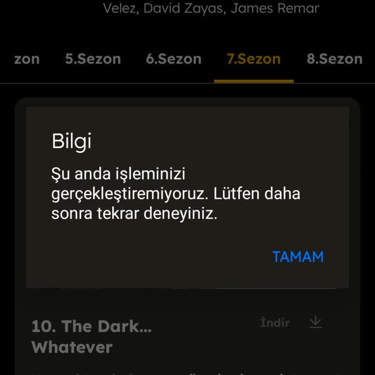 Android'de Tod İndirme Hatası Ve Destek Yanıtı Yok