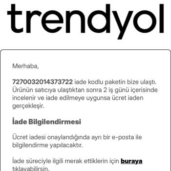 Eksik Paket Ve Tamamlanmayan İade İşlemi