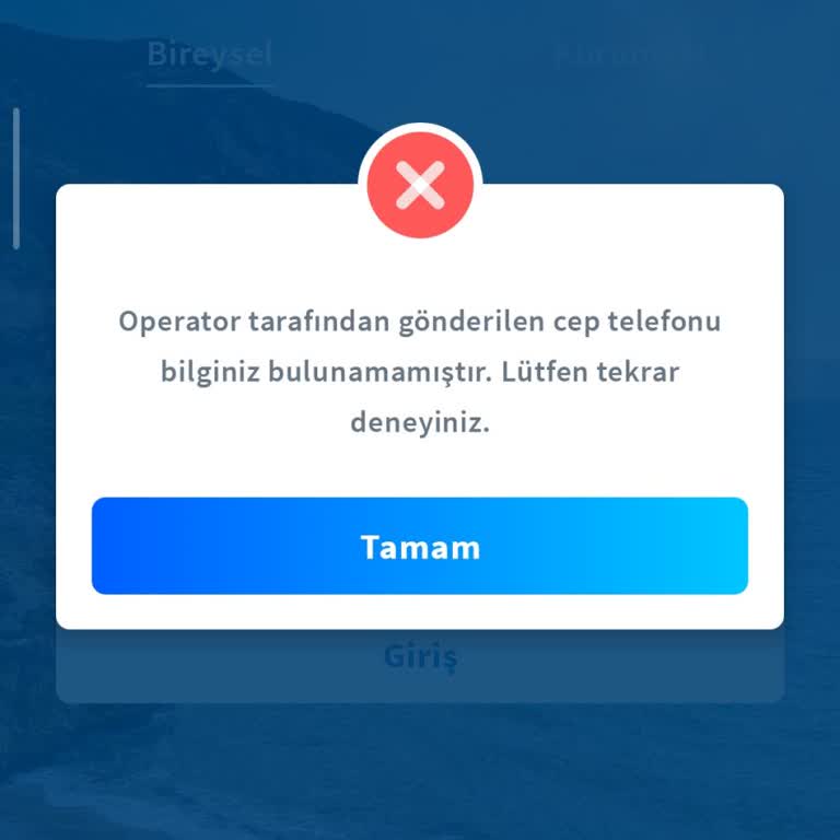 Halkbank Mobil Şube Girişinde Cep Telefonu Bilgisi Bulunamıyor